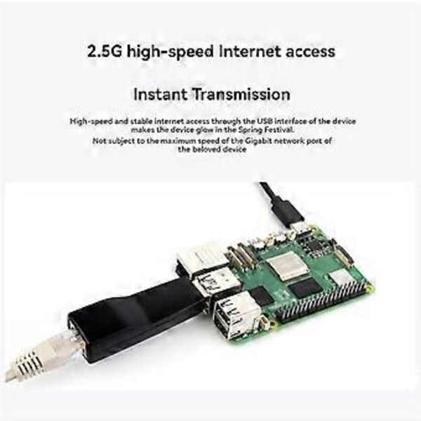 USB3.2 til 2.5G Port Konverter Modul Højhastigheds Internetadgang Driverfri Plug Play Multi-System Kompatibelt Modul