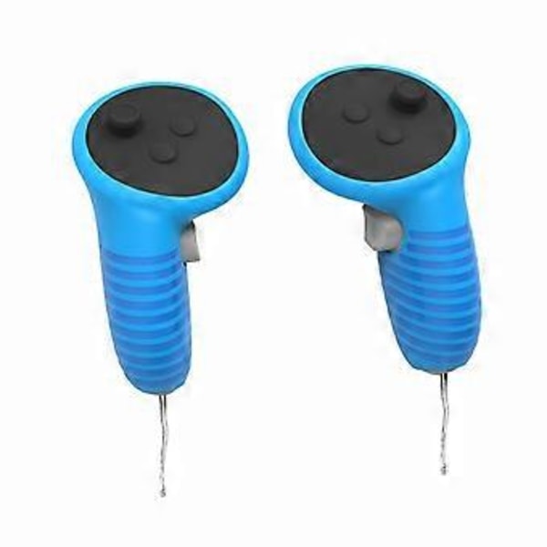 Spillkontrollerdeksel for Meta Quest3 Grip Sklisikkert Silikondeksel for Quest3 Silikondeksel med Beskyttelseshette B