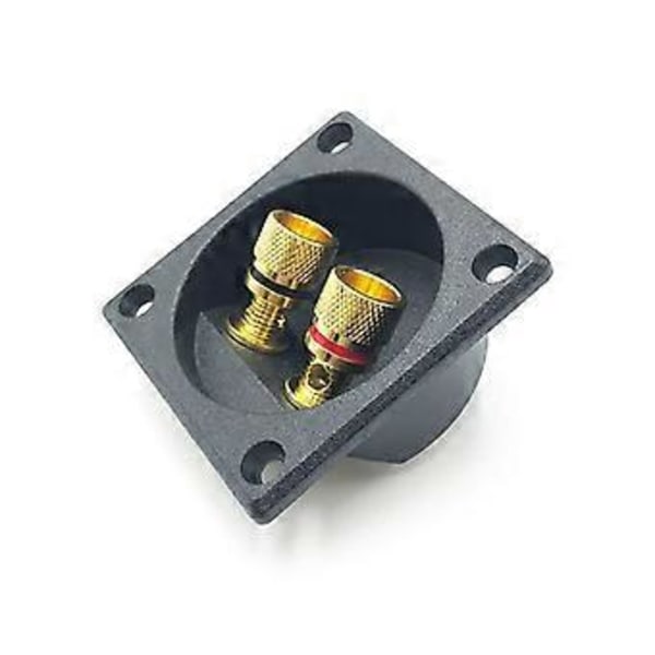 Wp2-27 2-vägs DIY Hem Bil Stereo Skruv Kopplingsplintar Subwoofer Kontakter Två-positions Kopplingsklämma Högtalartillbehör