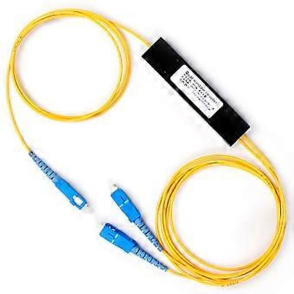1 Punkt 2 Konisk Fiberoptisk Splitter Skjøteboks Splitter SC Port FTTH Fiber Hjem Kald Tilkobling