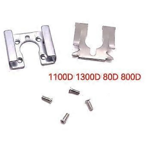 För 1100D 1300D 80D 800D Topplock Blixtskoskena Järnplatta Sockel Fjäderplatta Blixtskosäte Kamerareparationsdel
