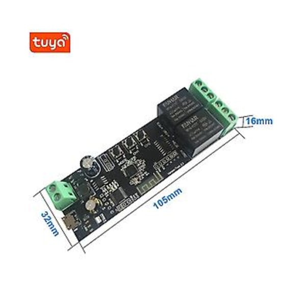 Tuya Wifi S Relemoduuli 2 Kanavaa Sovellus Kaukosäädin Kotiin