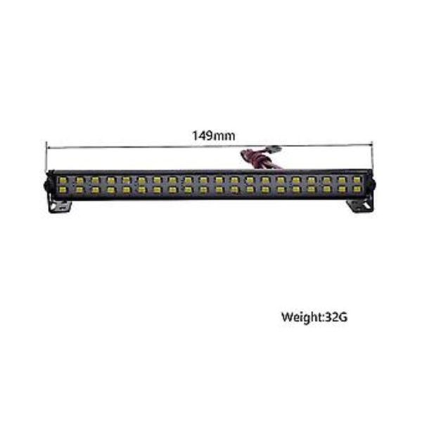 149mm 40 Led Lys Bar Taklampe Lys For Axial Scx10 90046 Trx4 Slash 1/8 1/10 Rc Crawler Bil Tr