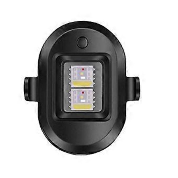 1 st Universal Stroboskop Varningslampa USB Uppladdningsbar LED Nödljus Drönare Natt Stroboskoplampa Motorcykel