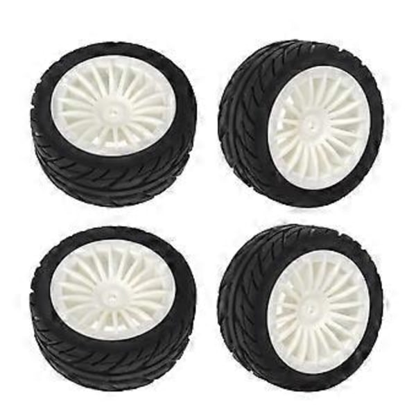 4 st Gummidäck Hjul för SG1603 SG1604 SG 1603 UD1601 UD1602 UD1603 UD1604 1/16 RC Bil Uppgraderingsdelar,1
