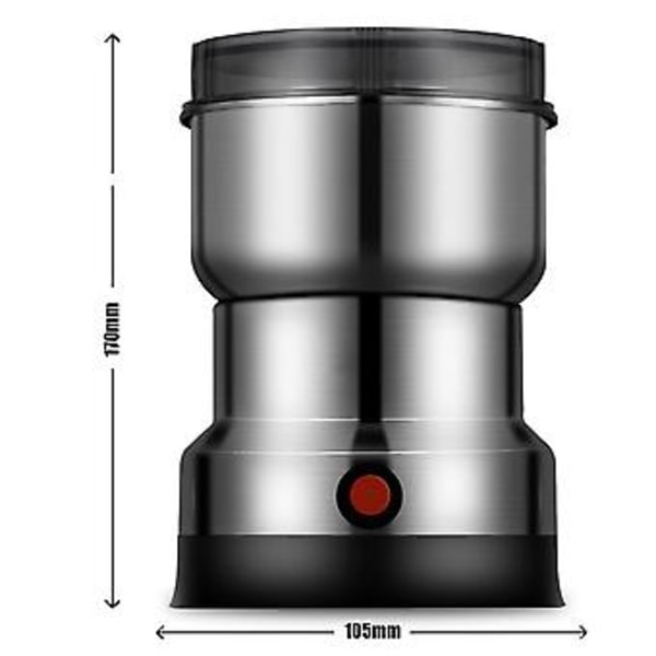 Elektrisk kaffekvarn för hemmet Nötter Bönor Kryddor Mixer Spannmål Kvarn Maskin Kök Multifunktion