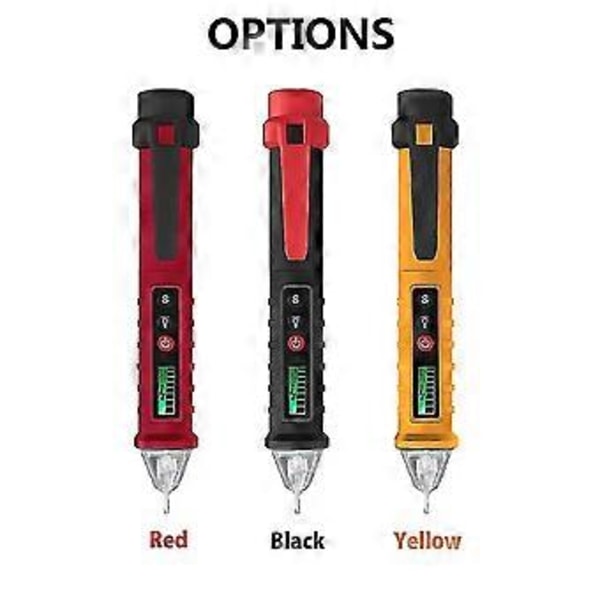 Aneng Vc1010 Ikke-Ac Volta Tester Med Variabel Følsomhed 12v-1000v Dobbelt Område Tester Pen LCD Display Bærbar Volta Detektor