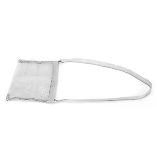 Mesh Bag Bærbar Sammenleggbar Nylon Mesh Sjøskjell Oppbevaringspose for Barnas Strandleke
