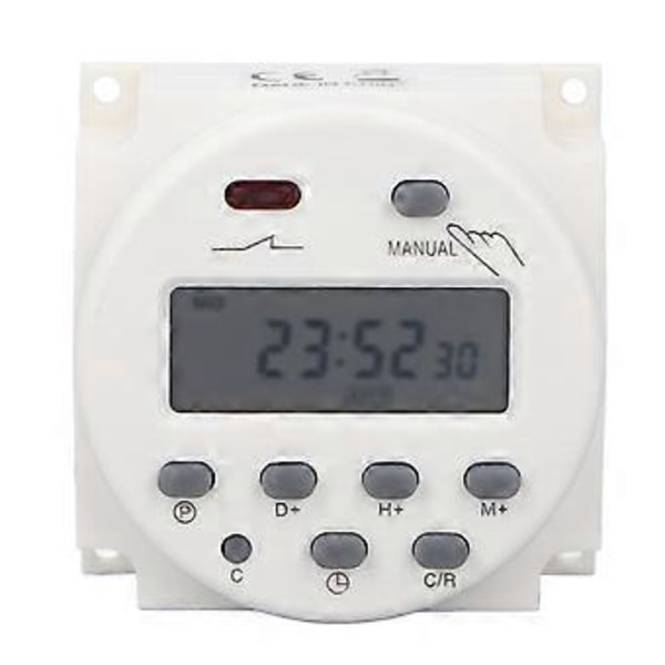 Ajastinkytkin Ohjelmoitava Aika Rele Virtaohjain AC 220V Laitteille