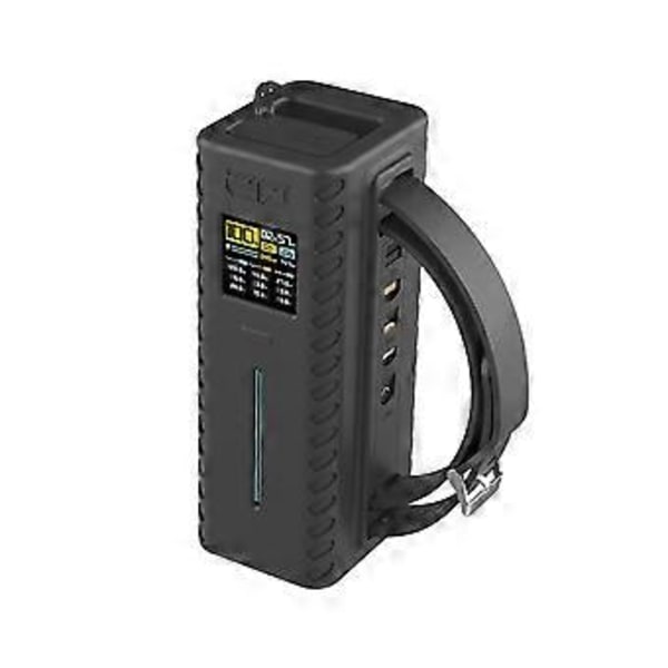Silikonikotelo CUKTECH No.20 -varavirtalähteelle, USB C -kaapelin järjestäjä kahvalla, pölytiivis D