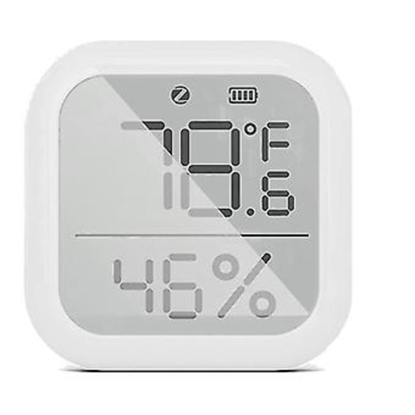 Tuya Zigbee Temperatur- och Fuktighetssensor Inomhusdetektor med Digital LCD-skärm
