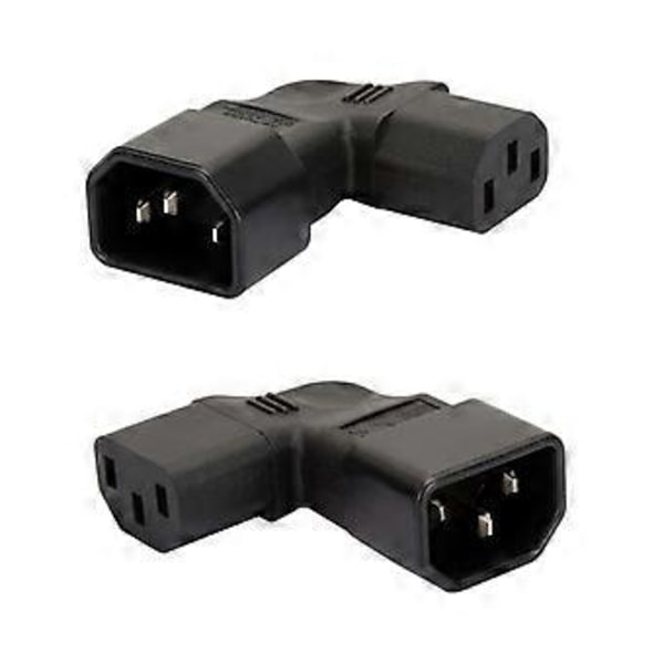 3-polet Konverteringsstik IEC320 C14 til IEC320 C13/C7/C5 Konnektor Strømadapter