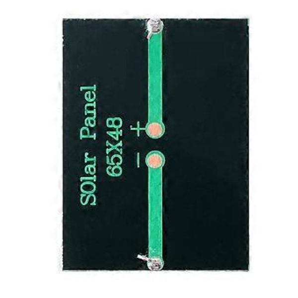 0,3W 3V Mini Solpanel Polykrystallinsk Silicium Lille Solcelle DIY Vandtæt Camping Bærbar Strøm Solpanel Kompatibel til Legetøj Lys Lampe Ventilator