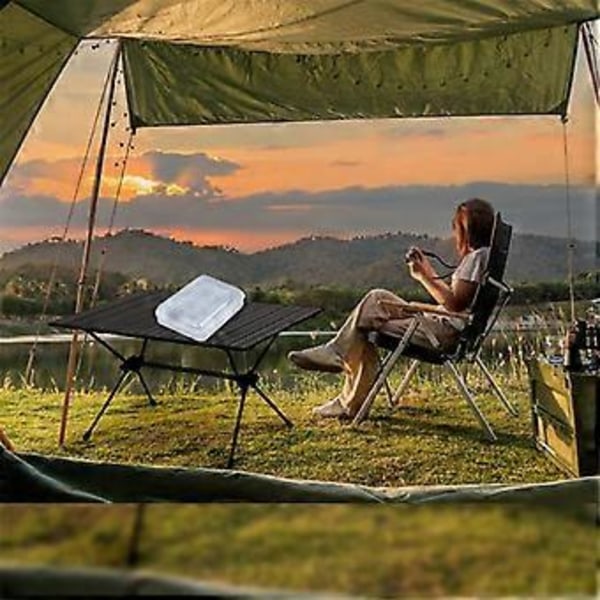 Äggkartong med 6 fack och lock, stapelbar förvaringslåda, äggskydd, äggbehållare i plast, perfekt för camping och picknick