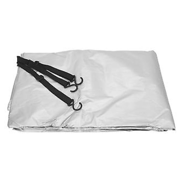Bilregnskydd, Silver Full Car Cover Kompletta Bilskydd Väderbeständigt Bilskydd Snabb Respons
