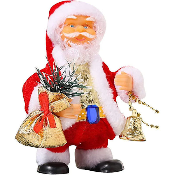 Funklende Ornament Jule Elektrisk Musik Swing Gammel Mand Dukke Ornamenter Julemand Dekorationer