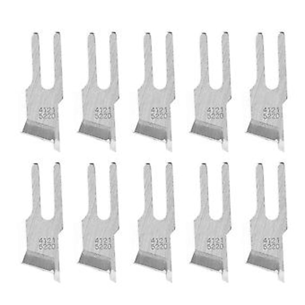 10 kpl Teräksinen Teollinen Litteä Leikkuuterä Ompelukoneen Lisävaruste 3,5x1,3cm