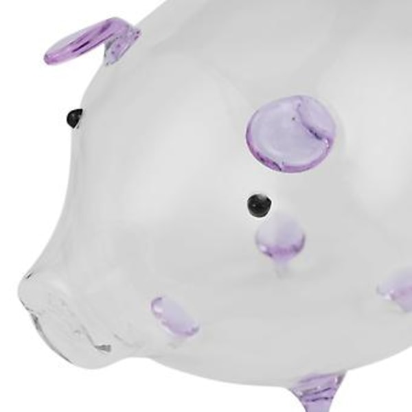 Gris Spargris Mina Lådor Sparbössa Söt Transparent Glas För Ldr