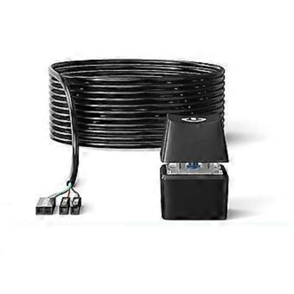 LED Lys Computer Desktop Switch PC Bundkort Ekstern Start Strømknap Forlængerkabel til Hjemmekontor 10M Sort