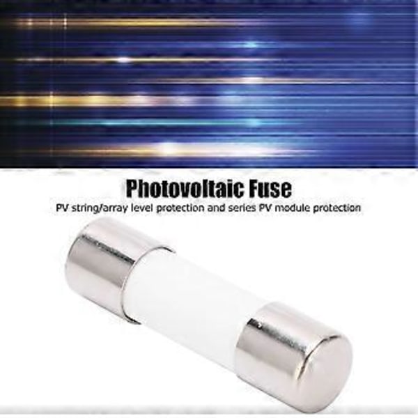 5st Säkringsrör Fotovoltaisk Skydd Set Kit 1000V DC 10x38mm Tillbehör Ersättning 30A