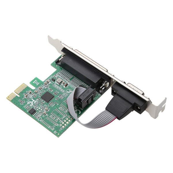 Ax99100 1p1s Rs232 Seriel Parallel Port Db25 25pin Pcie Riser Card Pci-e For Express Converter Adapter