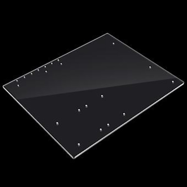 Öppet Ram Transparent Akryl Overlock Datorfodral DIY Basstativ För ATX Moderkort