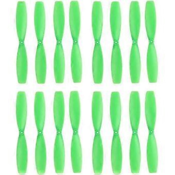 8 Par Cw/ccw Propel Propellerblade Til Rc 60mm Mini Racing Drone Quadcopter Fly Uav Reservedele Tilbehør Komponent Grøn