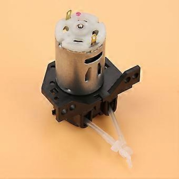 Doseringspumpe DIY Peristaltisk Slangehoved Til Akvarium Laboratorie Kemisk Analyse (sort 12v 1*3)