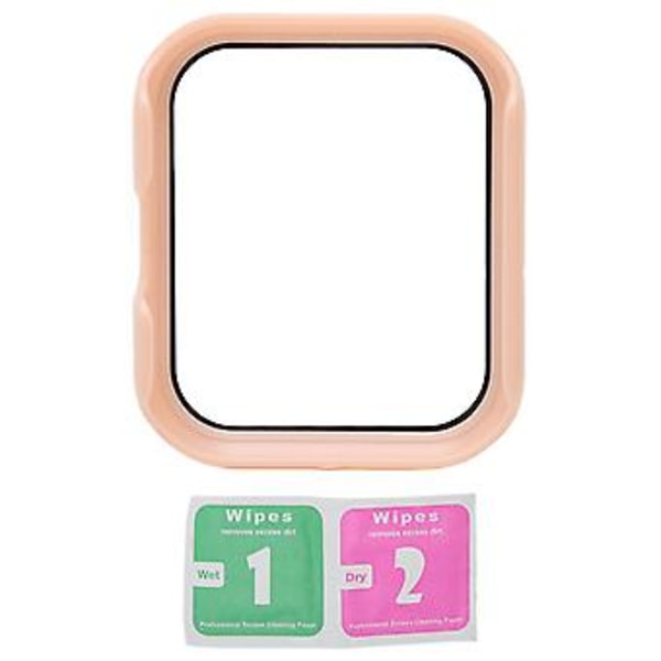 Hærdet Glas Ur Skærmbeskytter Fuld Dækning Skærmbeskyttelsescover til Realme Watch 2 Pro Pink