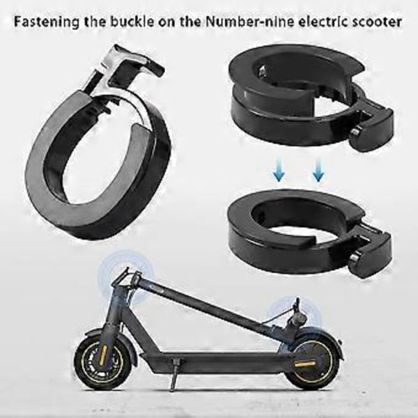 Rund Lås Begränsningsring Bas Tillbehör Kit För Ninebot Max G30 Elektrisk Scooter Fäste Skateboard Ersättningsdelar