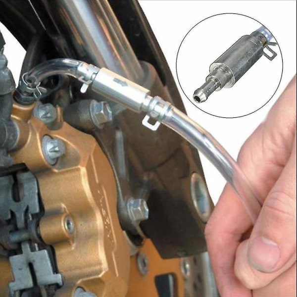 Motorsykkel Bil Bremselufter Clutch Enveis Ventil Slange Blødningsverktøysett - Praktisk Vedlikehold