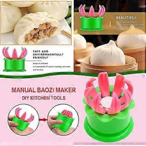 Gör-det-själv Ravioli Bulle Paj Ångkokt Fylld Bulle Dumpling Maker Form Verktyg Dumpling Maker