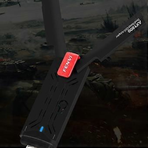 WiFi 6 USB-sovitin Dual Band AX1800 2.4G/5GHz Langaton Wi-Fi Dongle Lan Ethernet Verkkokortti USB 3.0 WiFi6 Windowsille