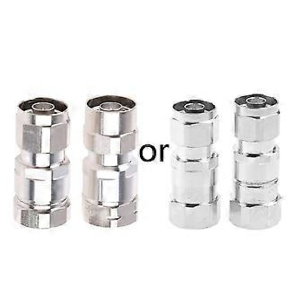 2-pack 1/2 Coxialkabel Matarkontakt 50-12 Super Typ L Rf Adapter Rostskydd