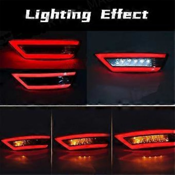 12V Bakre Stötfångarlampa Reflektor Dimljus Blinkers för Focus Hatchback 2009-2013 2013-2020 Escape