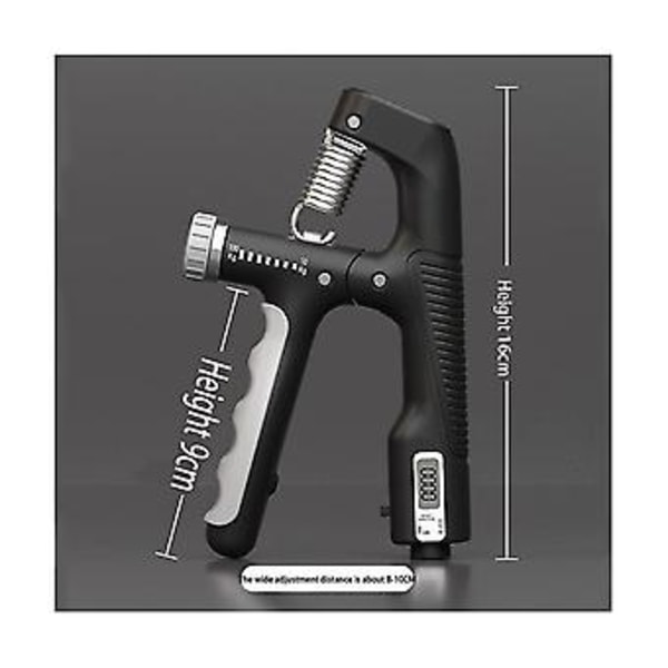 10-100kg Justerbar Elektronisk Håndgrep Trening Griper Fitness Hånd