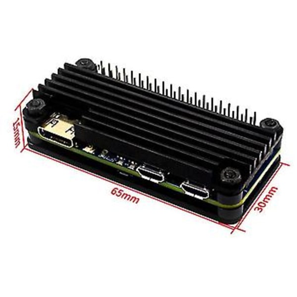 Aluminiumkabinett Kjøleribbe For Banana Pi M2 Uten Adapter For Bpi-m5 Utviklingskort Beskyttende Skall
