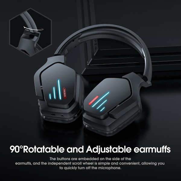 Adjustable Earmuffs With Rotatable Design - Comfortable, Convenient, And Immersive Sound Experience