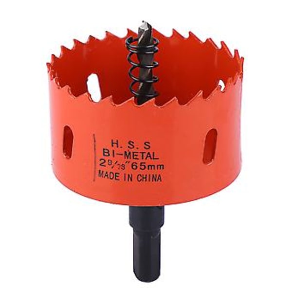 M42 Bi-Metal Hulsav Metalplade Hulskærer Hulsav Skærer Borebit (65mm)