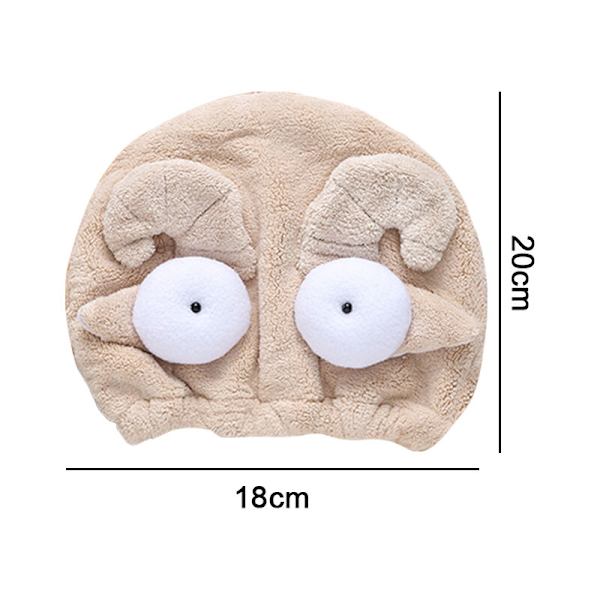 2 st Mjuk Absorberande Snabbtorkande Hårhandduk Barn Snabbtorkande Handduk Huvudomslag Set style6