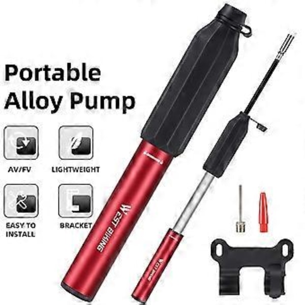 Alumiiniseos 120PSI Polkupyörän Rengaspumppu Kannettava Polkupyörän Ilmapumppu Teleskooppinen Polkupyörän Rengaspumppu Käsipumppu Pyöräilytarvike