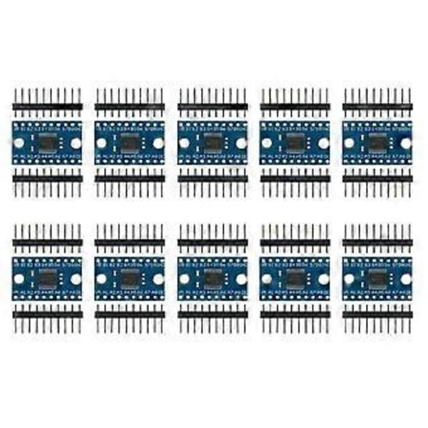 3.3V 5V TXS0108E 8-kanals logisk nivå toveis konverteringsmodul TXB0108 gjensidig konverteringsmodul