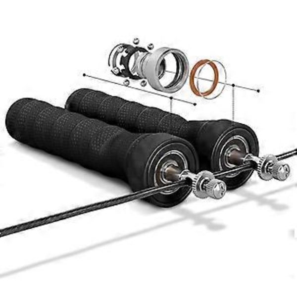 Speed Jump Rope, Smidig Kullagerrotation, för 3m Justerbar Längd Hoppning