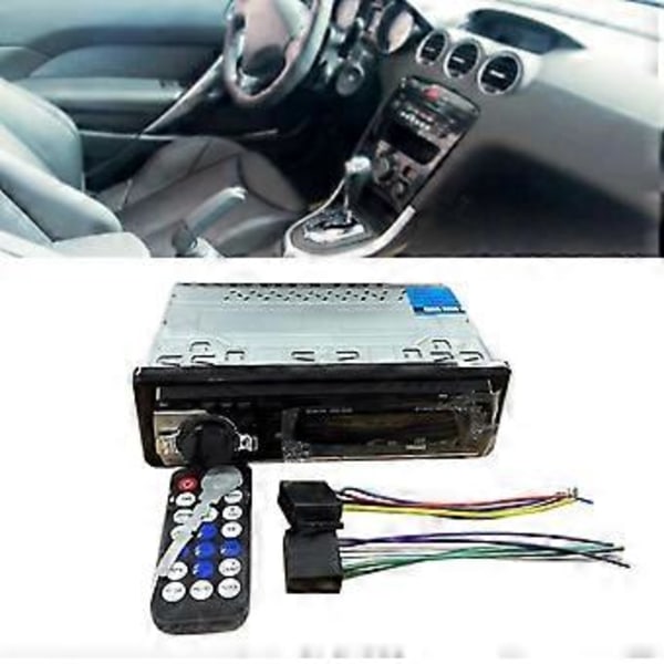12/24V 60Wx4 Bluetooth Audio Radio Multimedia Bil MP3 Afspiller Auto Afspiller i Instrumentbræt Understøtter USB TF FM AUX