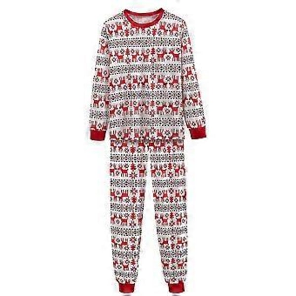 Jul Familj Matchande Pyjamas Sovkläder Pjs Set Festliga Vuxna Barn Nattkläder