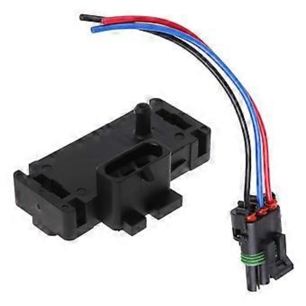 3Bar (3 bar) Turbo MAP Sensor Grenrörstryck För Electromotive Turbo Med Kontaktkabel 12223861 16040749 Kontakt