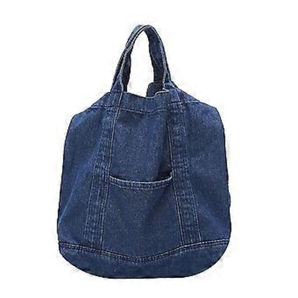 Tygväska Crossbody Retro Axelväska Canvas Handtagsväska Canvas Damväska Retro Handtagsväska Denimtyg Väska