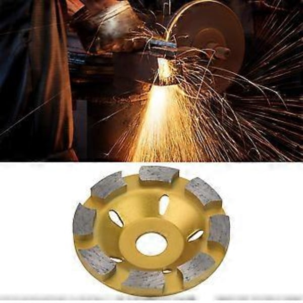80mm Diamantsegment Slipskiva Kopp Skärskiva för Betong Marmor Granit