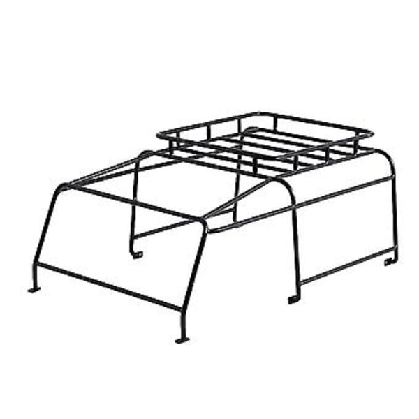 Metallinen teräksinen kattoteline rulla Ca Lugga -alusta 1/10 Rc Crawler -auto Rc4wd Lande Ii G2 D90 -päivitykseen