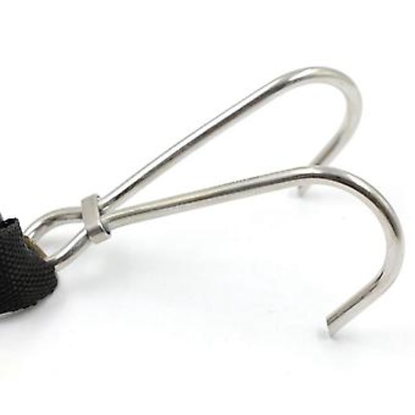 S Reef Less Steelhook Kaksinkertainen Sukellusriutta Koukku Spiraalijousella Sukellusturvallinen Lisävaruste